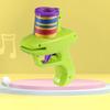 Disc Launcher Toy with Trigger 15 EVA Discs Outdoor Garden Backyard Lawn Park Kids Flying Disc Shooter Game Toddlers Boys Girls Gift