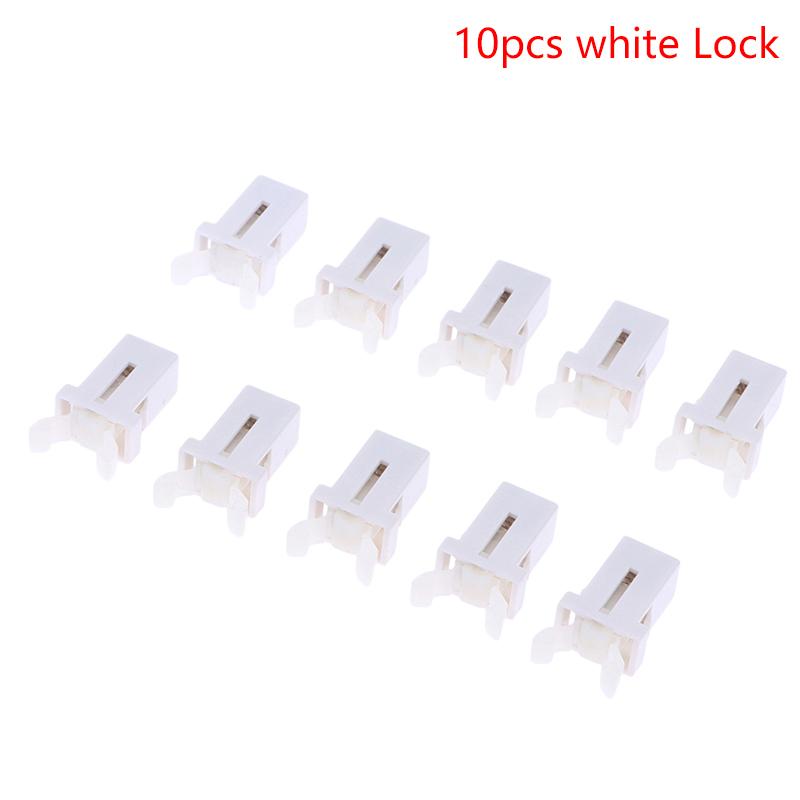 10 Pièces Poubelle Plastique Verrou Interrupteur Autobloquant Remplacement Loquet Compatible Couvercle Poubelle Loquet Réparation Clip