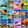 Diamond Art Painting Seaside Diamond Embroidery Landscape Pictures Of Rhinestones Mosaic Cross Stitch Home Decor