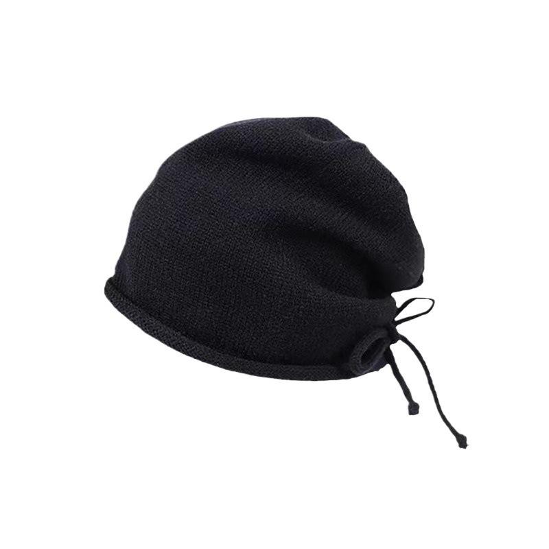Knitted Woolen Hat for Women In Autumn and Winter Warm and Windproof  Japanese Style  High End Versatile Large Head Circumference  Pullover Hat