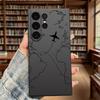Coque Carte du Monde Line Art Avion pour Samsung Galaxy S25 S24 Ultra S23 S22 S21 S20 FE Plus Housse Souple en TPU Fine Anti-Choc