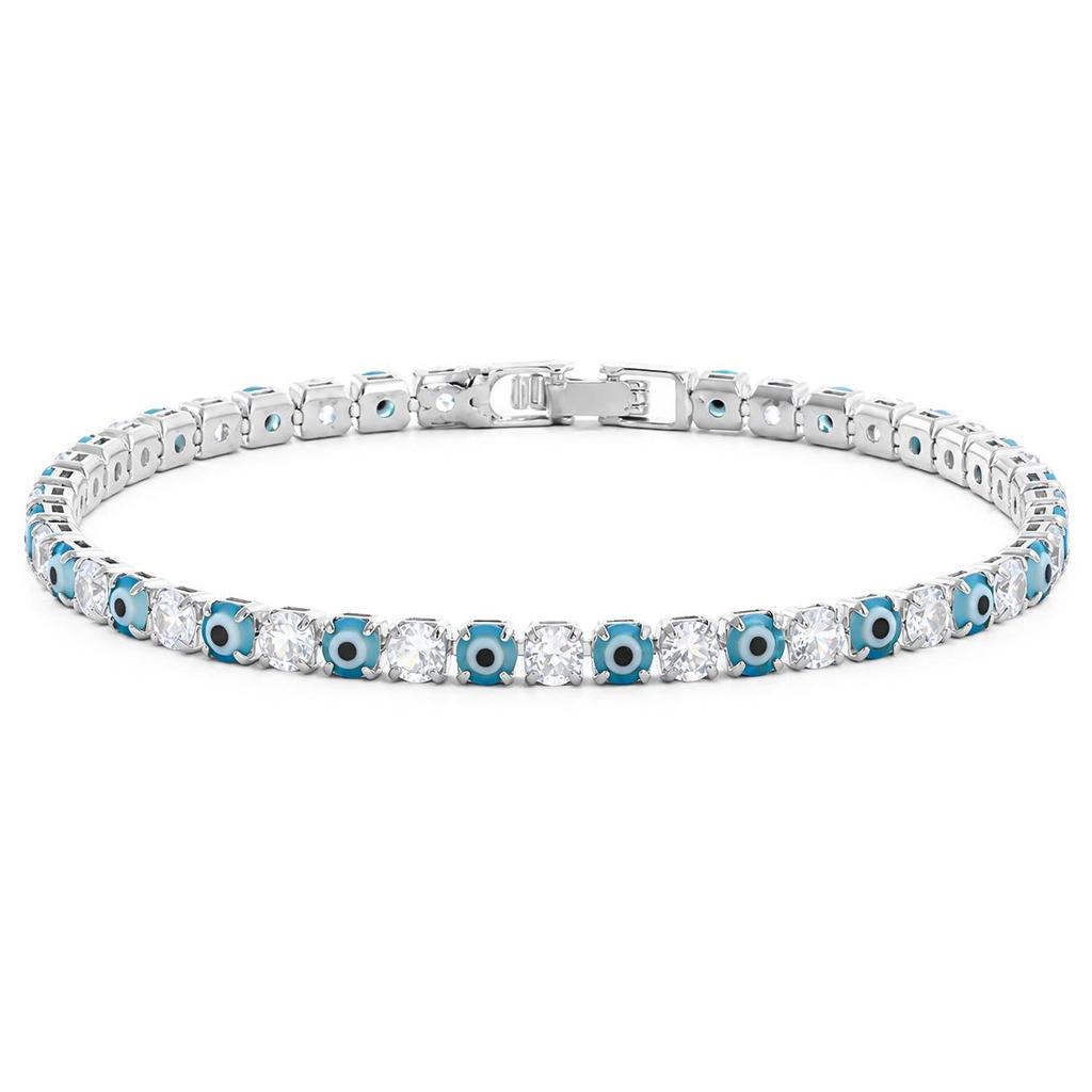 Damarmband med högkvalitativa zirkonkristaller - Elegant modeaccessoar