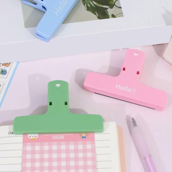 Refrigerator Magnetic Clip Non-Slip Design Portable Widely Used Heavy Duty Whiteboard Fridge Magnetic Clamp