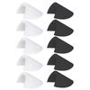 5 Pairs Shoulder Pad Sewing Shoulder Pad Sponge Pad for Shirt Clothes Suit Coat Jackets High Low Shoulders
