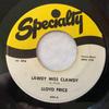 7inch Record LLOYD PRICE - Lawdy Miss Clawdy / Mailman Blues 428 Specialty 1952 US Blues Used