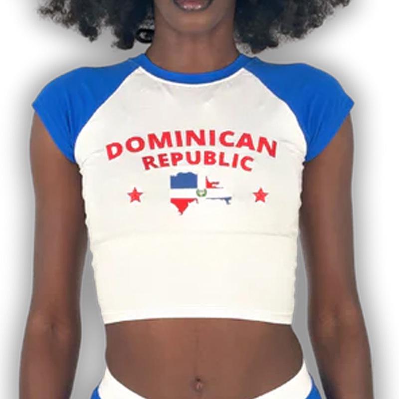 Y2K Women's Slim Fit Crop Top - European & American Style Streetwear