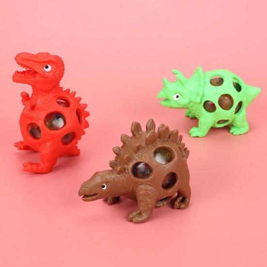 Dinosaur Squeeze Toy Elastic Soft TPR Cute Animal Doll Pinch Toy Relieve Stress Hand Fidget Toys Kids Squeezing Ball Anti-stress Toy Halloween Gift