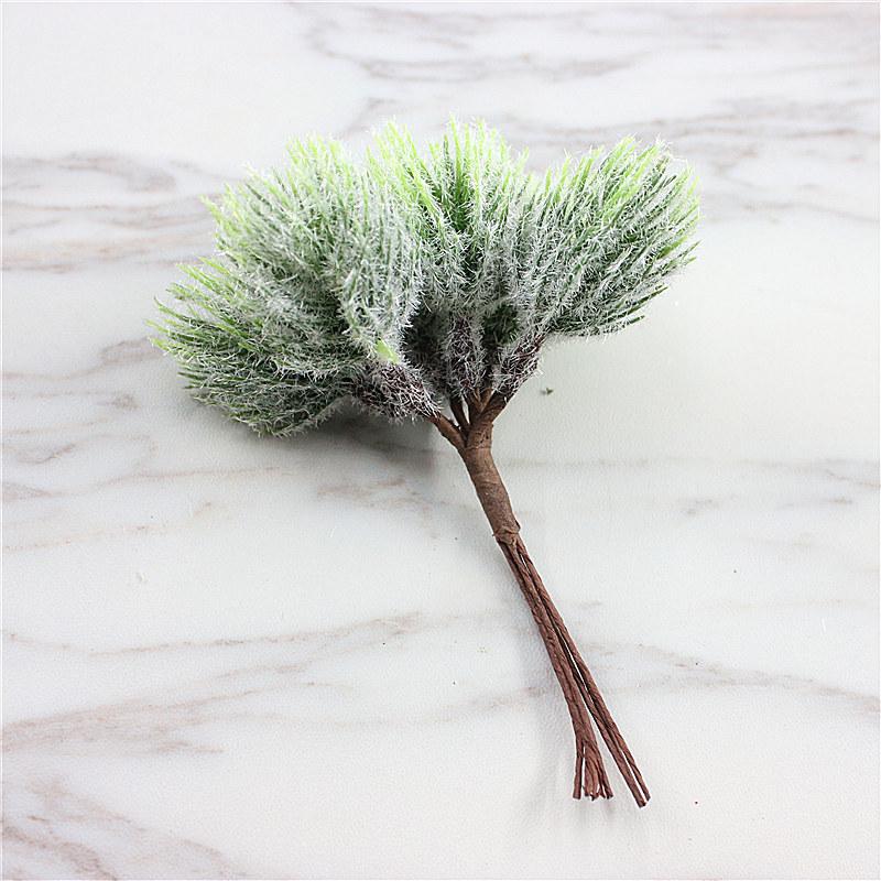 Fake Branches Simulati Leaf Wedding Props Home Artificial Landscaping Pine Needle Berry Hang Frost Flower Tree Branches Leaves