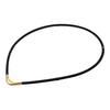 Phiten Halskette RAKUWA Magnetische Titan-Halskette 55 cm zur Linderung von Bluthochdruck Damen S- Schwarz/Gold [Steife Schultern] [Steifer Nacken] [Verbessert