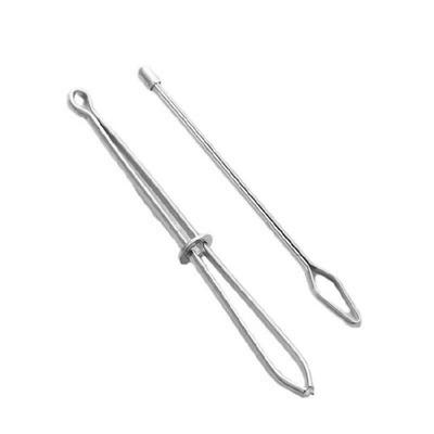 Metal Drawstring Threader Clip Heavy Duty Elastic Ribbon Threader Tweezers For Hoodies Sports Pants Sewing Project