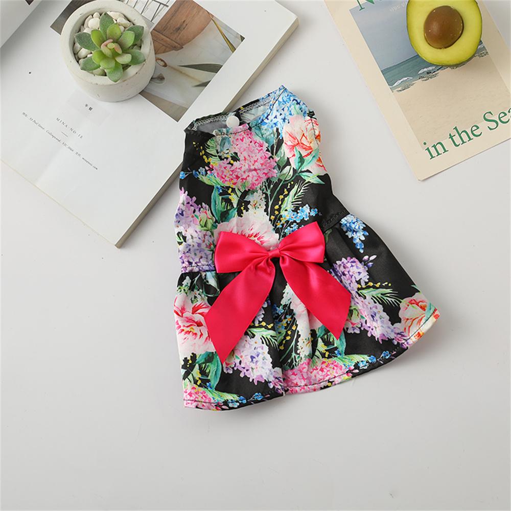Summer Thin Puppy Dog Skirt Dress Dot Print Pet Dresses for Small Dogs Yorkshire Chihuahua Mascotas Clothes Vestidos Para Perros