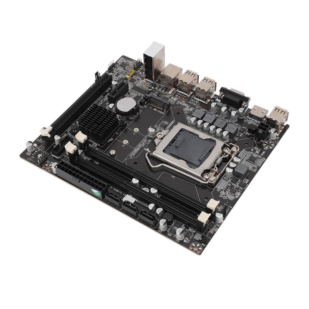 לוח אם למחשב H55 מקצועי M.2 NGFF LGA 1156 חריץ DDR3 זיכרון 8 ערוצים ספק כוח 4 פאזות גיימינג