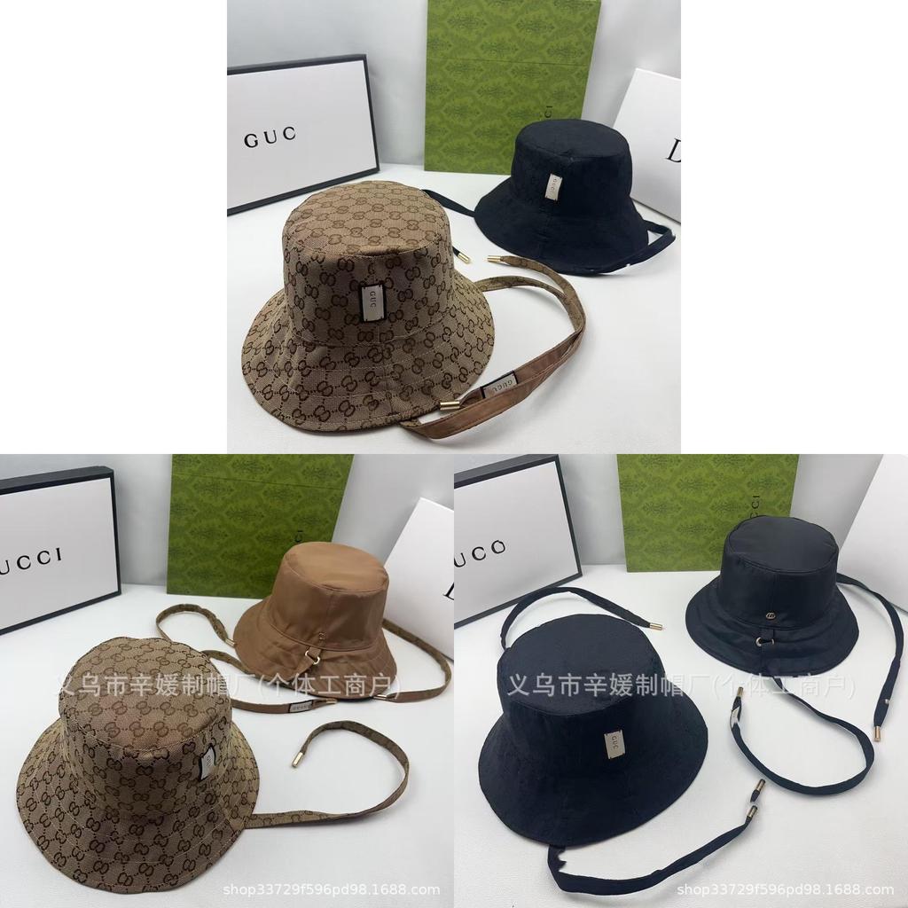 Cotton Sun Protection Fisherman Hat With Embroidered For Men And Women
