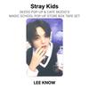 Stray Kids SKZOO POP-UP & CAFÉ L'ÉCOLE MAGIQUE DE SKZOO BOÎTE DE RUBAN ADHÉSIF SET Carte Photo Officielle