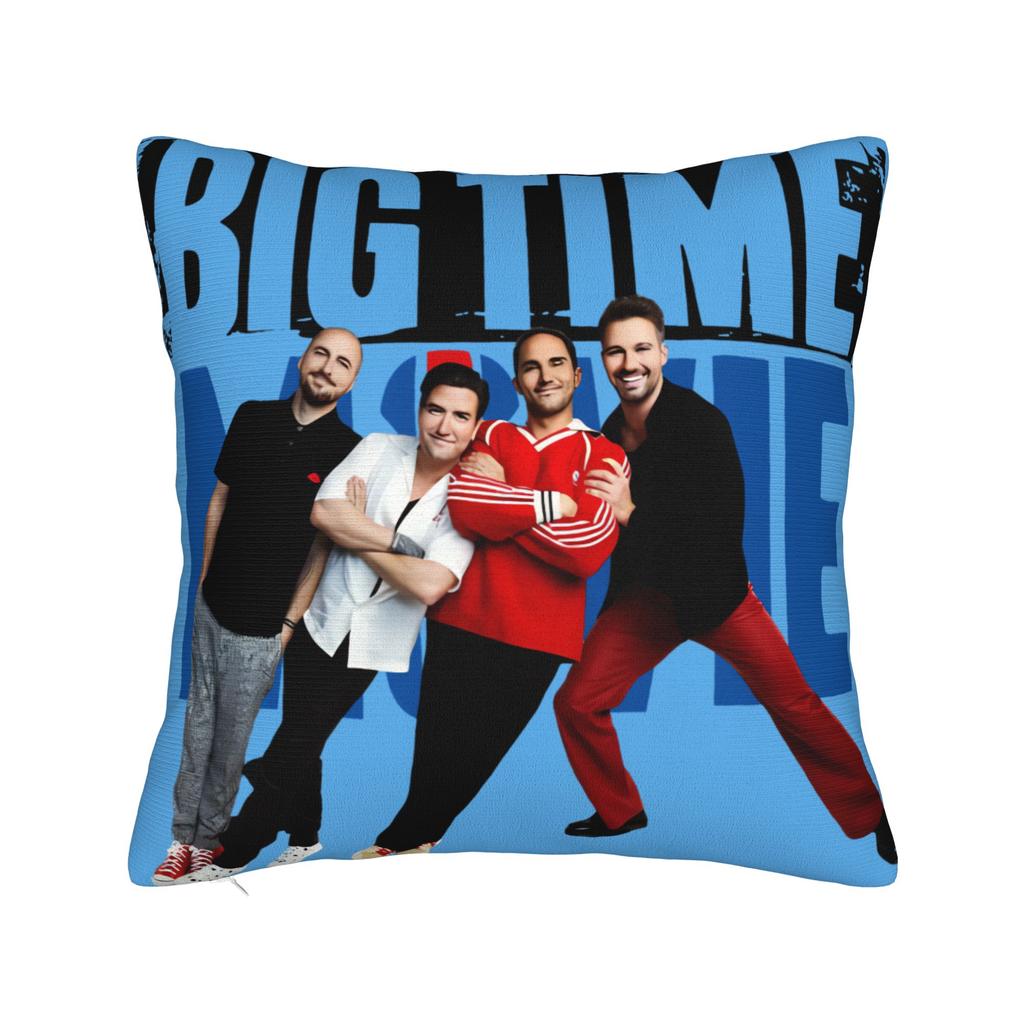 Kuddfodral Big Time Rush Tryck Kuddfodral För Vardagsrum Säng Stol Roliga Kuddfodral