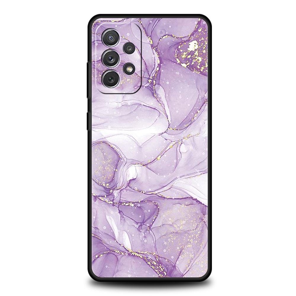 Márvány tinta és mosó telefontok Samsung Galaxy A13 A51 A71 A41 A31 A21S A11 A01 A03S A12 A32 A52 A22 A23 A33 A53 A73 5G borítóhoz