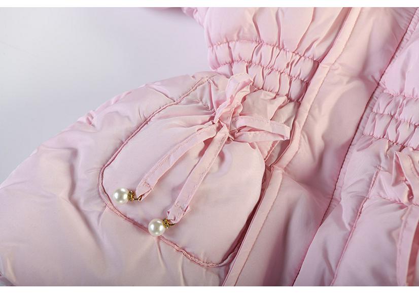2023 Girls' Thickened Cotton Jacket - Cross-Border E-commerce