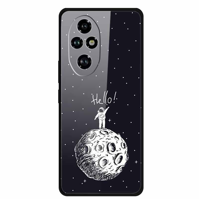 Tempered Glass Case For Honor 200 Pro Case Hard Phone Back Cover Soft Bumper For Honor 200 Pro Case Honor200 Pro 200Pro Bag Capa