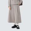 Cland Women's Wide 8-Length Pants Fog Gray (S26SWDPT15)