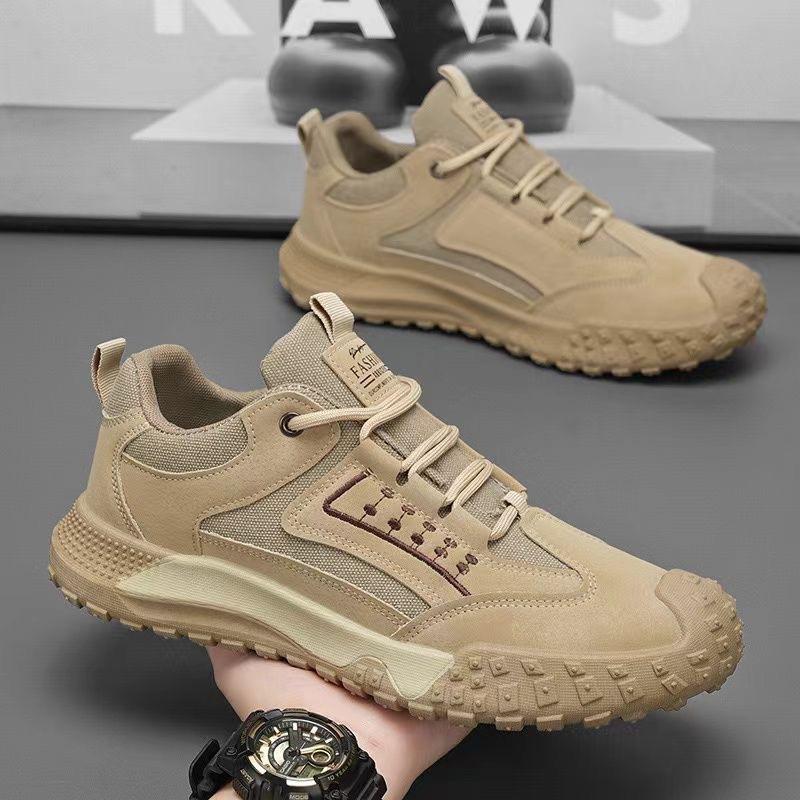2025 Men's Shoes Spring Summer New Breathable Sneakers Men Anti Slip and Wear Resistant Sports and Leisure Mountaineering Shoes