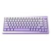 MonsGeek Englisches Layout Kabellose Akko V3 Piano Pro Schalter Tenkeyless Mechanische Tastatur mit Gasket Aluminium Kompatibel mit Mac 6000mAh Lila
