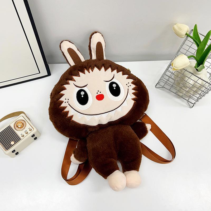 New Japanese Plush Two-dimensional Pain Bag Cute Pull Cloth Large Appetite Plush Pain Bag Shoulder Bag KTB
