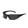 Punk Y2K Sunglasses Women Goggle Luxury Brand Wrap Square Sun Glasses 2000'S Shades Eyewear UV400 Female Designer Eyeglasses