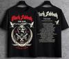 T-shirt de Tour Black Sabbath pour Homme | T-shirt Rock Lourd | Édition Collector