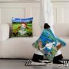 Cartoon Manga Anume A-Anne Of Green Gables Soft Comfortable Pillow Case For Sofa Living Room Home Office Decor Protective Covers