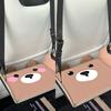 Portable Adjustable Car Rear Seat Foot Hamk Cartoon Bear Hanging Footrest for Travel, Office  Car Interior Comfort Supplies