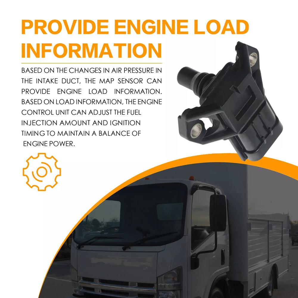 Automotive Manifold Pressure MAP Sensor for Isuzu NPR NQR Chevrolet W5500 W4500
