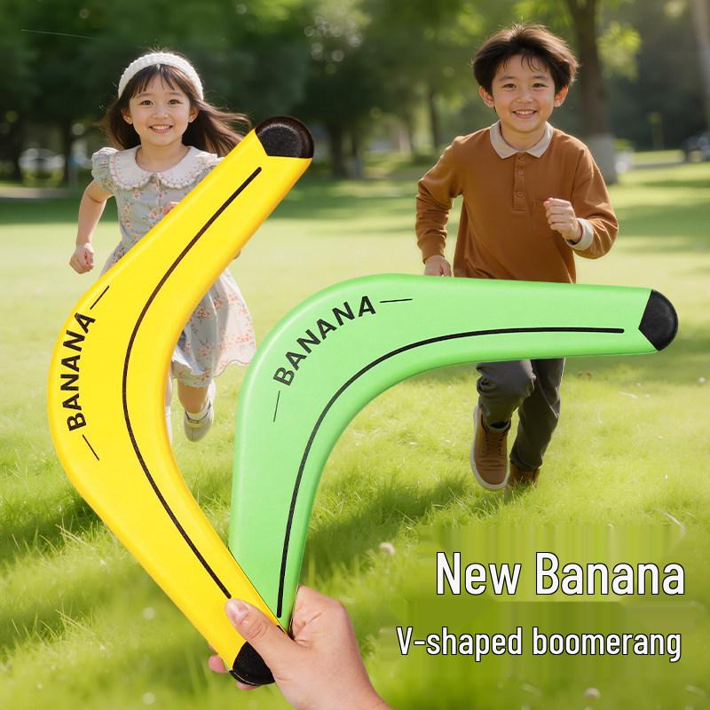 Boomerang Soft Returnable Flying Disc – Children's Outdoor Throwing Toy