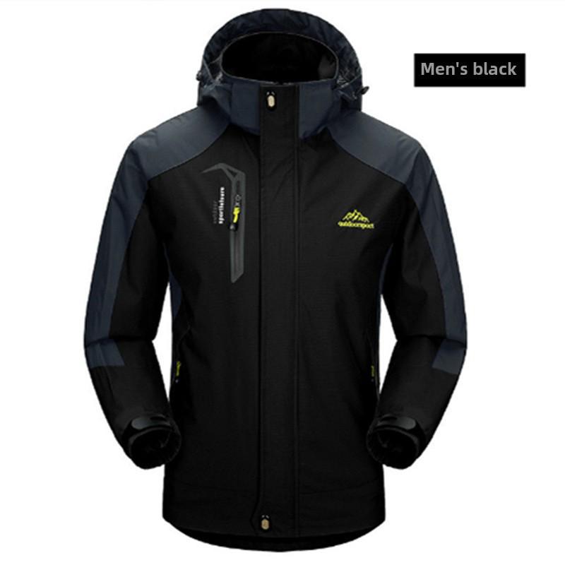Thin Outdoor Windbreaker Jacket with Logo – Ideal for Spring & Autumn Sports or Workwear