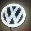 Für VW VOLKSWAGEN 2026 Neues 4D-LED für Volkswagen-Logo MNGA3 Licht Front- und Hecklogo-Aufkleber geeignet für Tiguan/Passat/Golf/Polo/Je