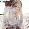 YYFS Moda feminina casual primavera outono cor sólida estampa manga comprida um ombro blusas e camisas
