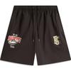 Li Ning Badfive Casual Tea Print Comfortable Lace-Up Sports Shorts Men Shorts Black Chocolate AKSU811-2