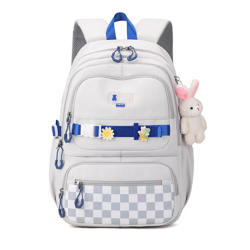 Lightweight and Simple Girl Junior High School Students Backpack School Bag Middle School Ins High Quality Large Capacity Commuter Student Backpack