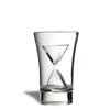 5 Twister Shot Glasses with Double Compartment Double Chamber