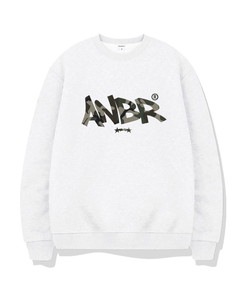 ANEWBROS Camo Stamp Oversized Sweatshirt 5 Colors [Anbm_9006]