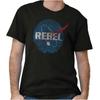 Cool Distressed Space Movie Rebel Ship Logo Womens or Mens Crewneck T Shirt Tee