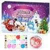24 st Adventskalender 2020 Julslime Olika Nedräkningskalender Leksak Julklapp Squishy Leksak Fluffigt Slime Leksaker