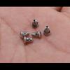Goujons de boucles d'oreilles en acier inoxydable, 50 pièces, 4.8x5.8mm, bouchon d'oreille, dos de boucles d'oreilles pour la fabrication de bijoux, fournitures et accessoires