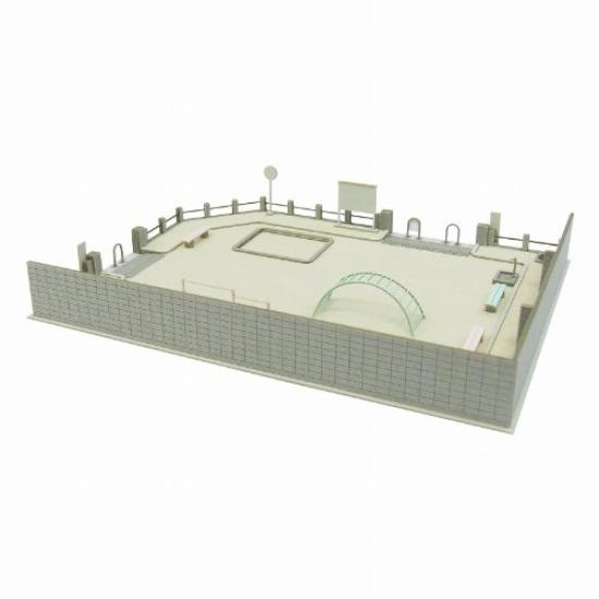 Sankei Nostalgic Diorama Small Park Papercraft 1/150 Series