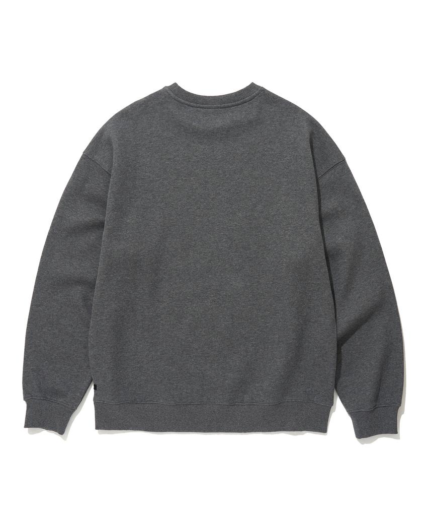 Sweat à col rond KULTE K Logo Cœur_C.M.Gris