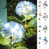 Solar Powered Patio Decor Fairy Hydrangea Lights, Garden Stake Waterproof LED Flower Light, Twinkling Tree Lights Outdoor Colorful Lamp for