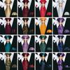 16 Stijlen Stropdas met Parel Broche voor Mannen Paisley Geweven Stropdas Pochet Manchetknopen Set Bruiloft Formeel