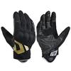 Daytona Black Bronze Mesh Hard Knuckle Summer Motorcycle Gloves with Mesh and Leather Hard Smartphone Size 64594 DG-030 Gloves, (Goat Leather)