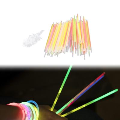 100Pcs Halloween Bright Glow Sticks Mixed Color Glowsticks Neon Bracelets Necklaces for Kids