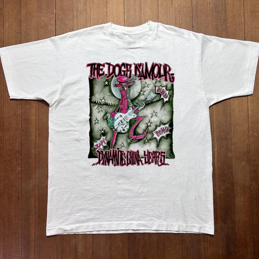 The Dogs D'Amour Gift For Friends White T-Shirt Cotton All Size DN41 Unisex T-Shirt