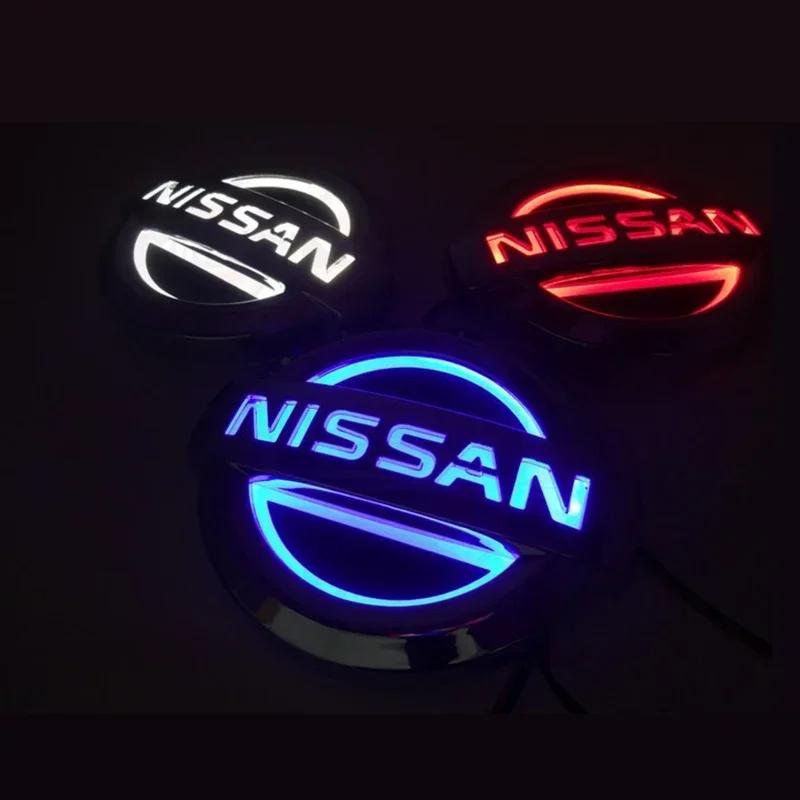 For Nissan MBQ05D Led Car Rear Emblem Badge Sticker Light for Nissan X-trail Qashqai Rogue Sport Kicks Tiida Altima Versa Juke Leaf Accessories